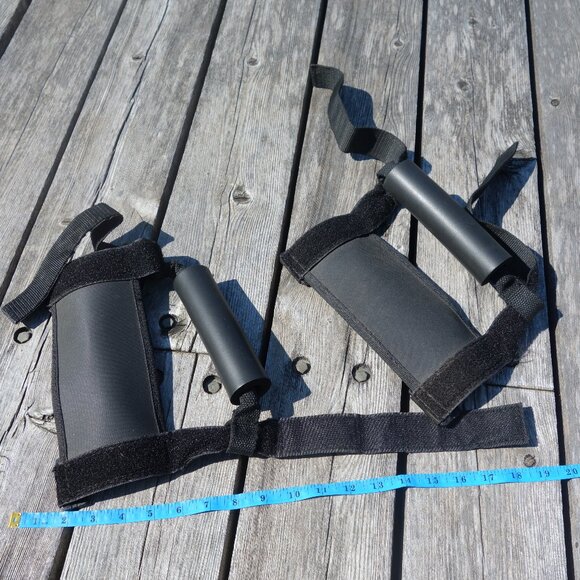 Jeep Deluxe Sport Handles with Comfort Grip Black Universal Part #769301 - Picture 5 of 13